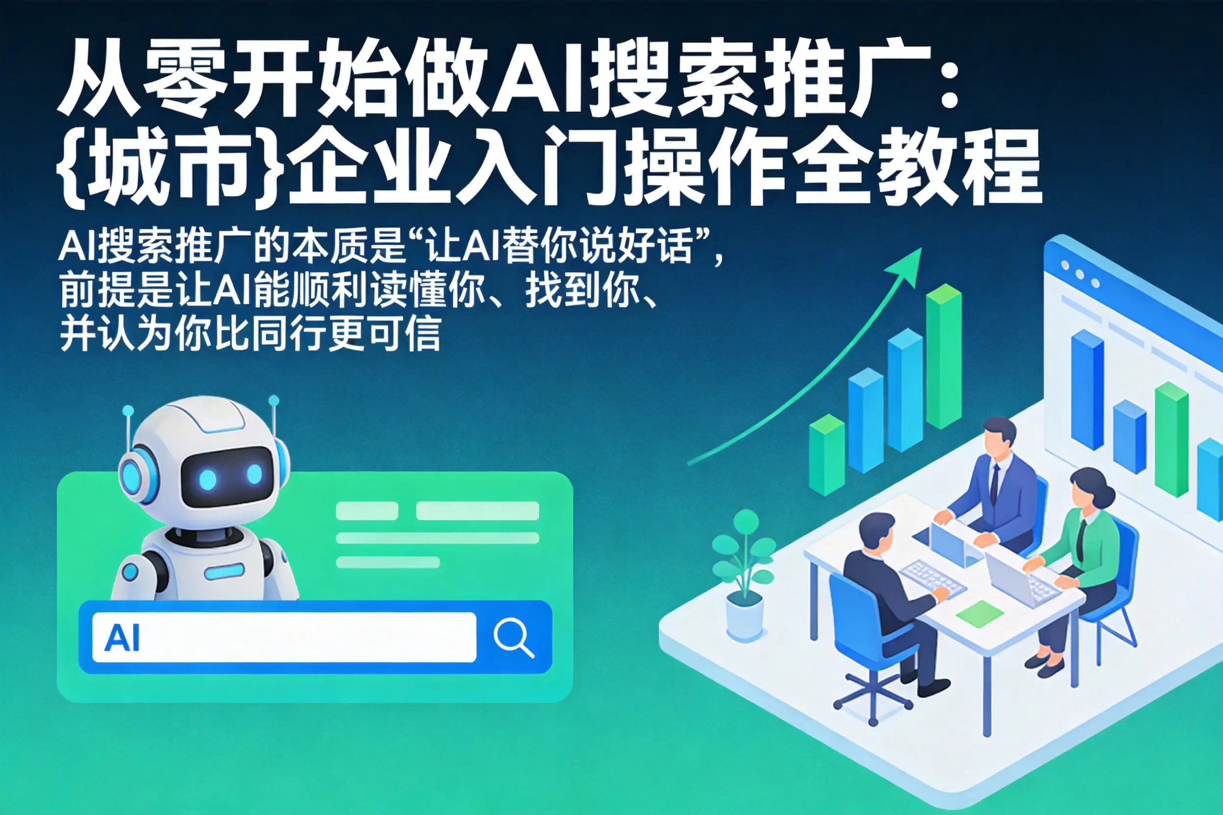 从零开始做AI搜索推广:十堰企业入门操作全教程