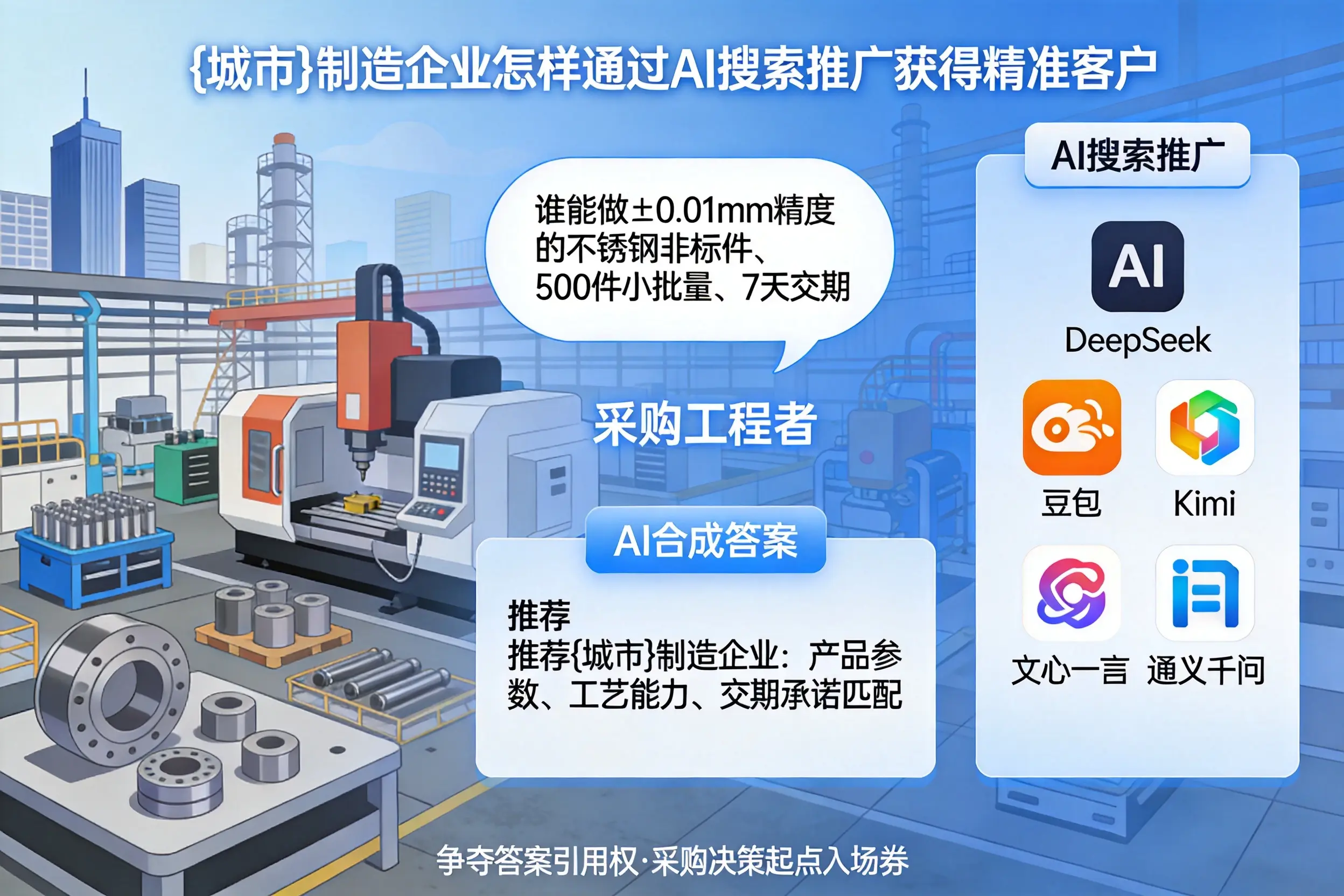 十堰制造企业怎样通过AI搜索推广获得精准客户