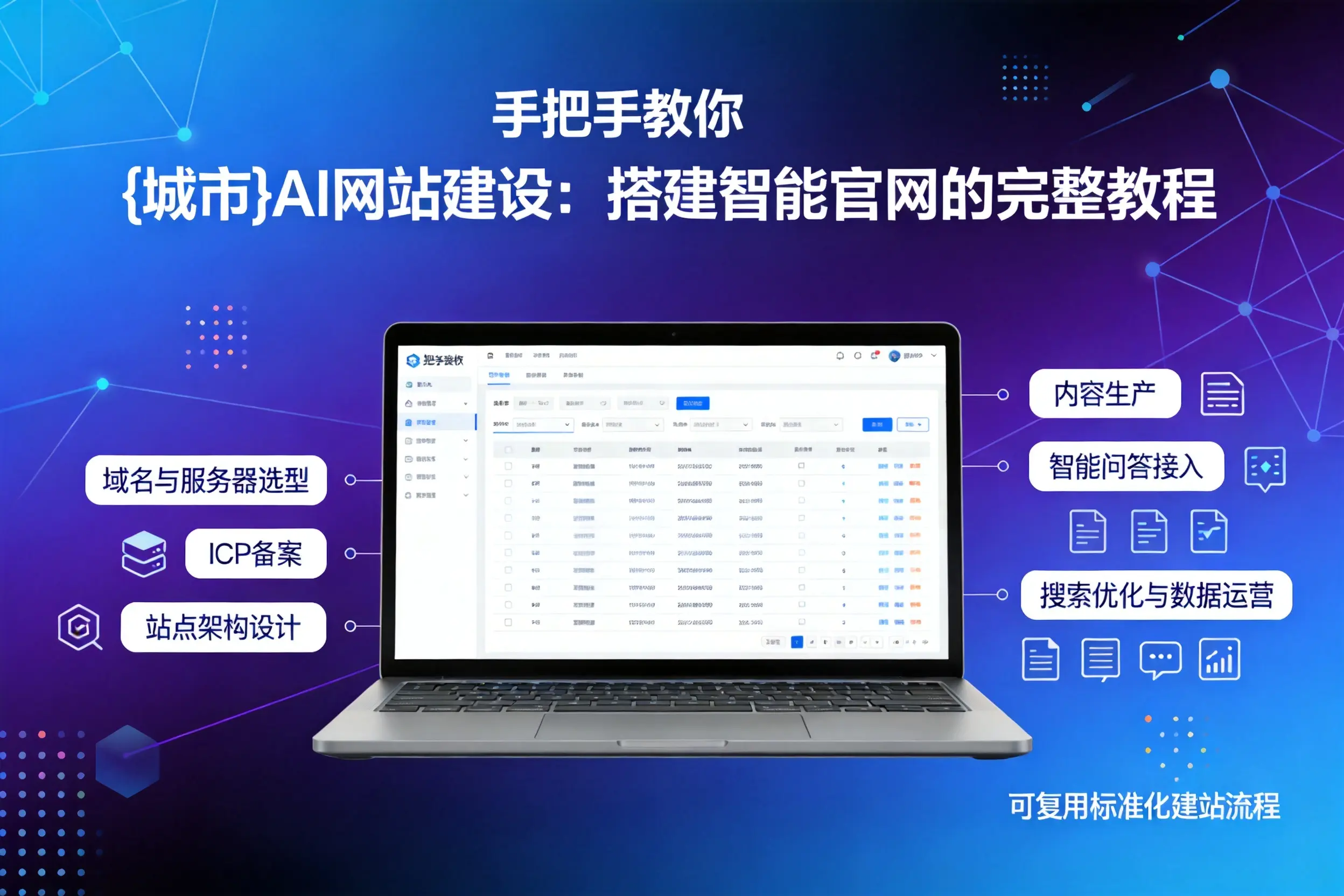 手把手教你十堰AI网站建设：搭建智能官网的完整教程