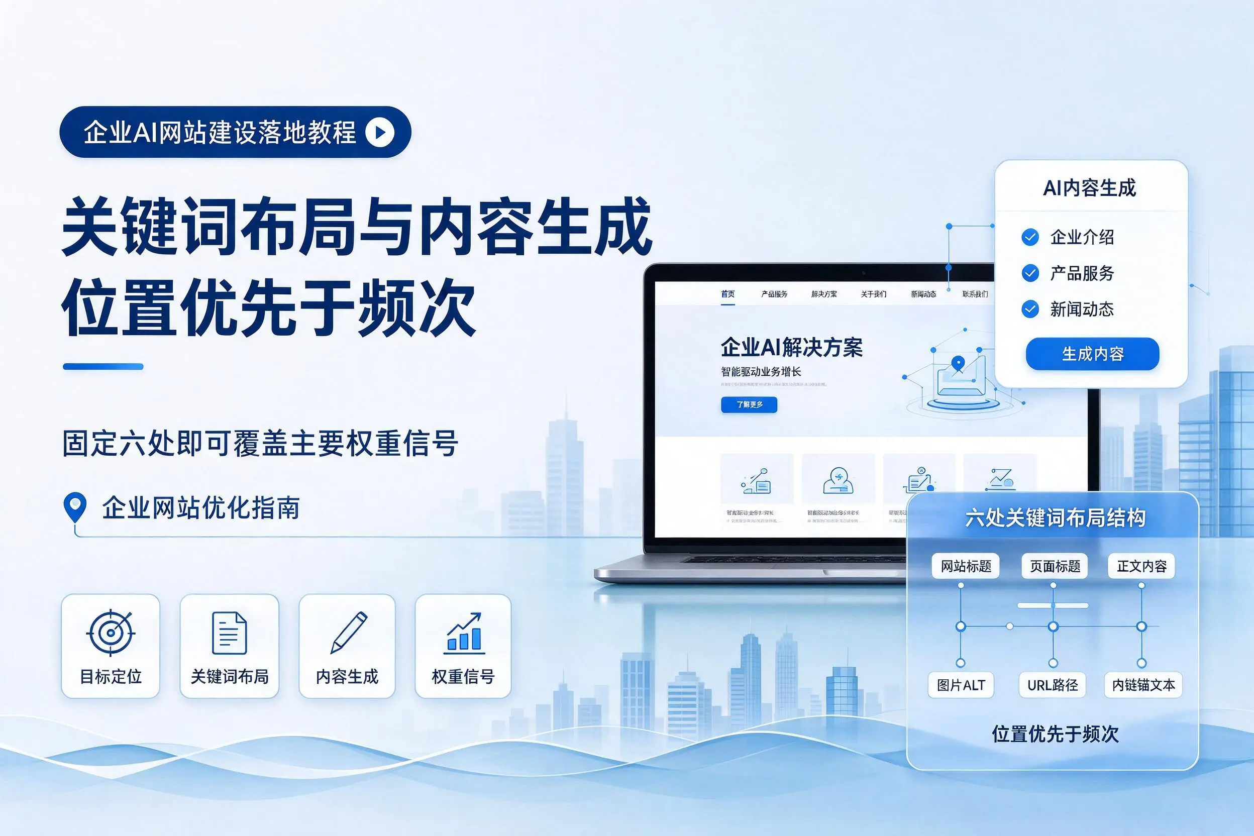 十堰企业AI网站建设落地教程:关键词布局与内容生成