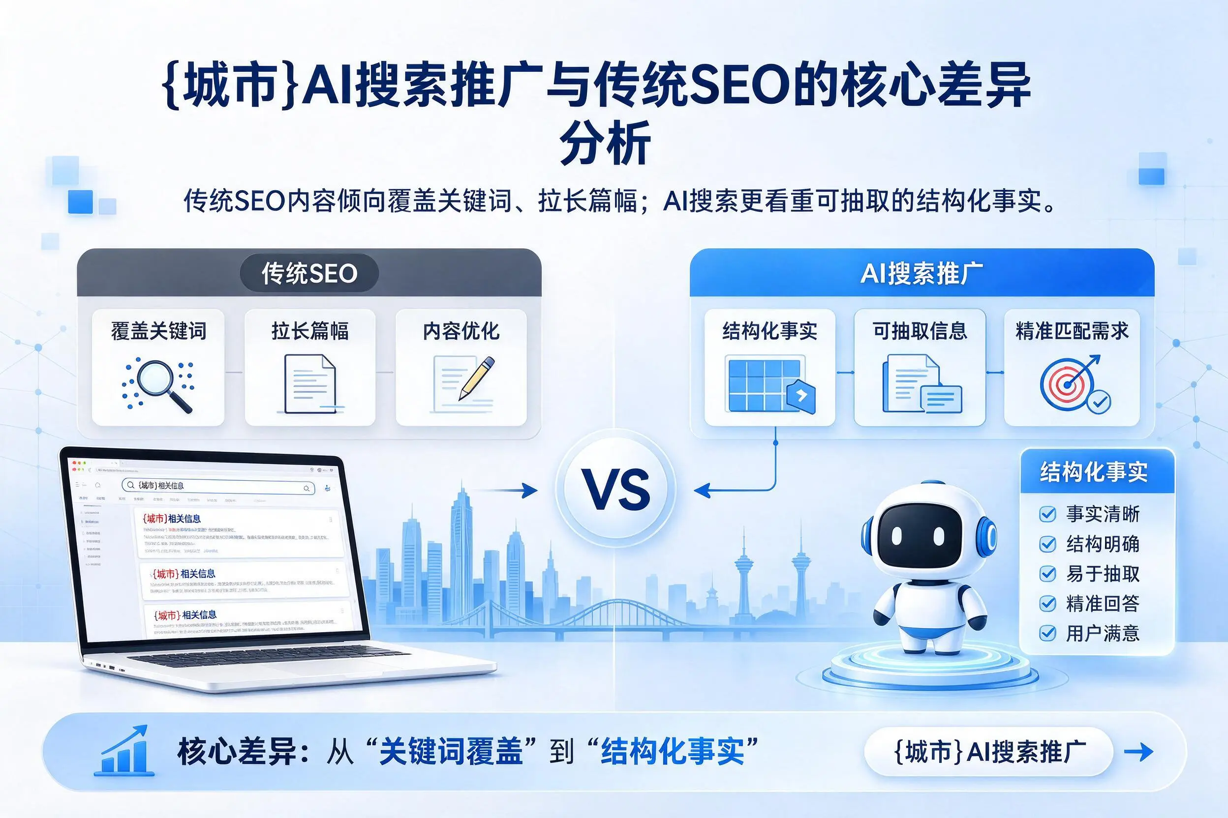十堰AI搜索推广与传统SEO的核心差异分析